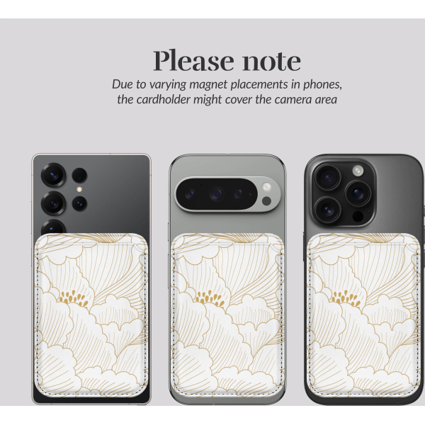 Mio By Mobilize Mio Roses Magsafe Compatible White Card Holder - Afbeelding 7