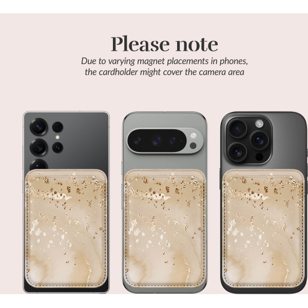 Mio By Mobilize Mio Gold Marble Magsafe Compatible Card Holder - Afbeelding 7