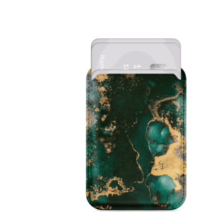 Mio By Mobilize Mio Green Marble Magsafe Compatible Card Holder