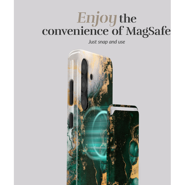 Mio By Mobilize Mio Green Marble Magsafe Compatible Card Holder - Afbeelding 2