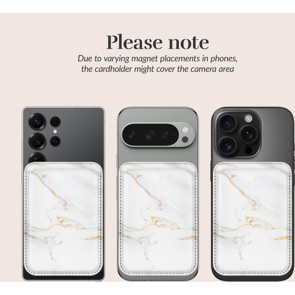 Mio By Mobilize Mio White Marble Magsafe Compatible Card Holder - Afbeelding 7