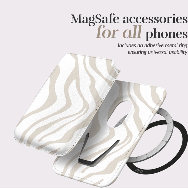 Mio By Mobilize Mio Sandy Zebra Magsafe Compatible Card Holder - Afbeelding 5