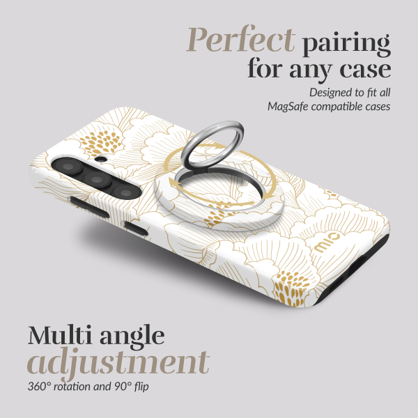 Mio By Mobilize Mio White Roses Magsafe Compatible Ring Holder - Afbeelding 3