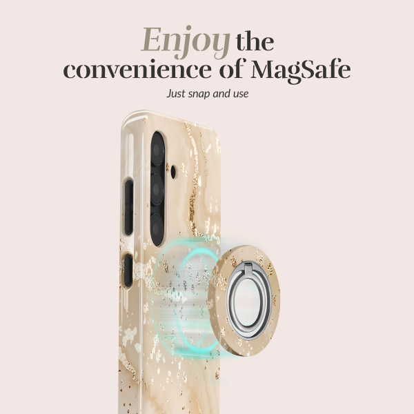 Mio By Mobilize Mio Gold Marble Magsafe Compatible Ring Holder - Afbeelding 2