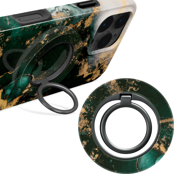 Mio By Mobilize Mio Green Marble Magsafe Compatible Ring Holder