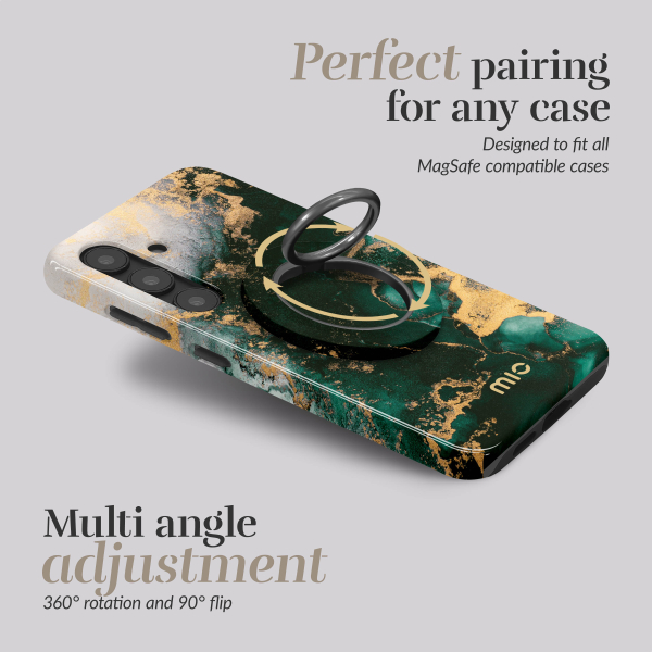 Mio By Mobilize Mio Green Marble Magsafe Compatible Ring Holder - Afbeelding 3