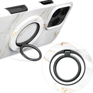 Mio By Mobilize Mio White Marble Magsafe Compatible Ring Holder