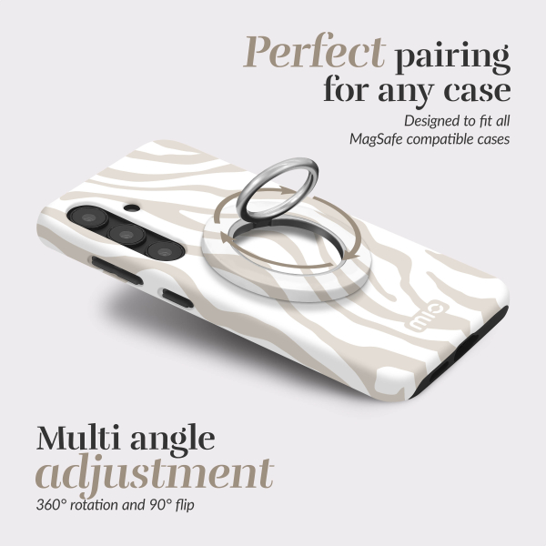 Mio By Mobilize Mio Sandy Zebra Magsafe Compatible Ring Holder - Afbeelding 3