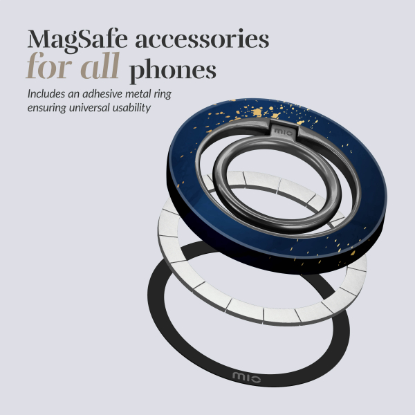 Mio By Mobilize Mio Midnight Sparkle Magsafe Compatible Ring Holder - Afbeelding 5