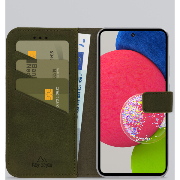 My Style Flex Wallet For Samsung Galaxy A52/A52 5G/A52S 5G Forest Green - Afbeelding 2