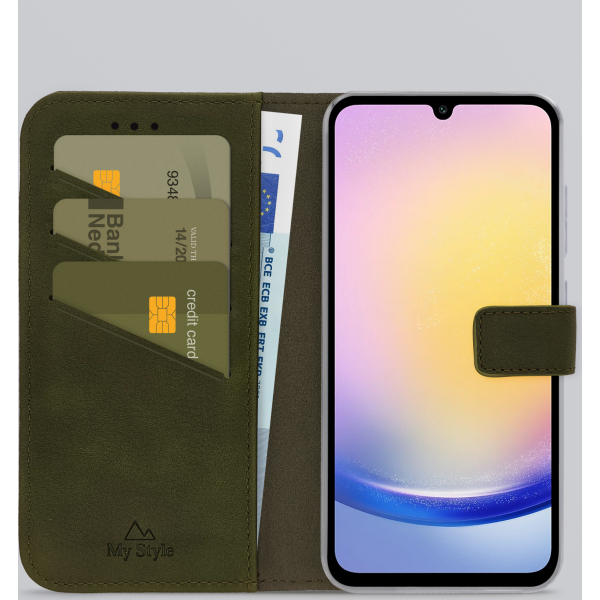 My Style Flex Wallet For Samsung Galaxy A25 5G Forest Green - Afbeelding 2