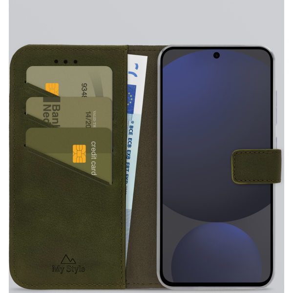 My Style Flex Wallet For Samsung Galaxy S24 Fe 5G Forest Green - Afbeelding 2