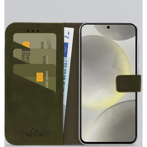 My Style Flex Wallet For Samsung Galaxy S24 5G/S25 5G Forest Green - Afbeelding 2