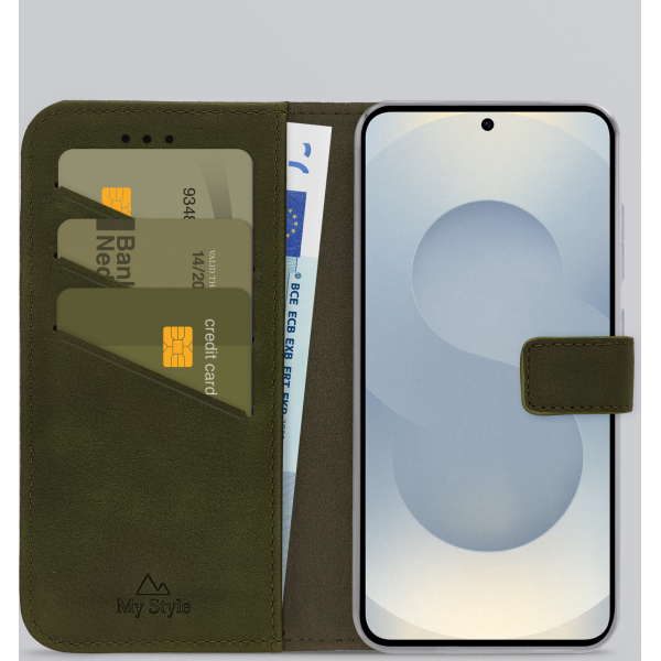 My Style Flex Wallet For Samsung Galaxy S25 5G Forest Green - Afbeelding 2