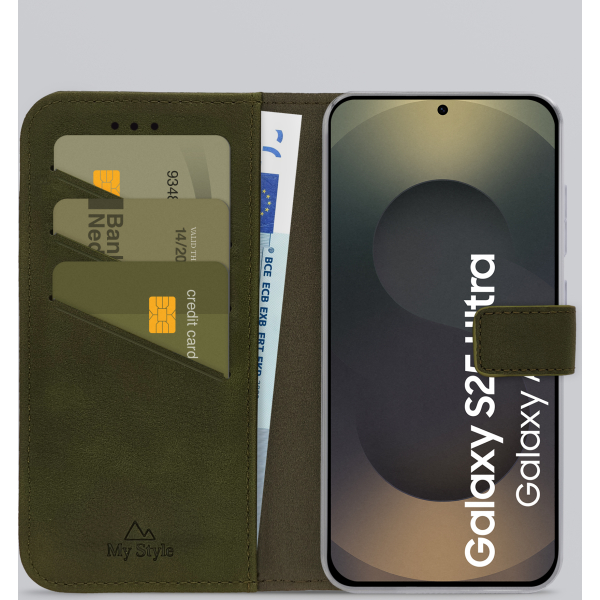 My Style Flex Wallet For Samsung Galaxy S25 Ultra 5G Forest Green - Afbeelding 2