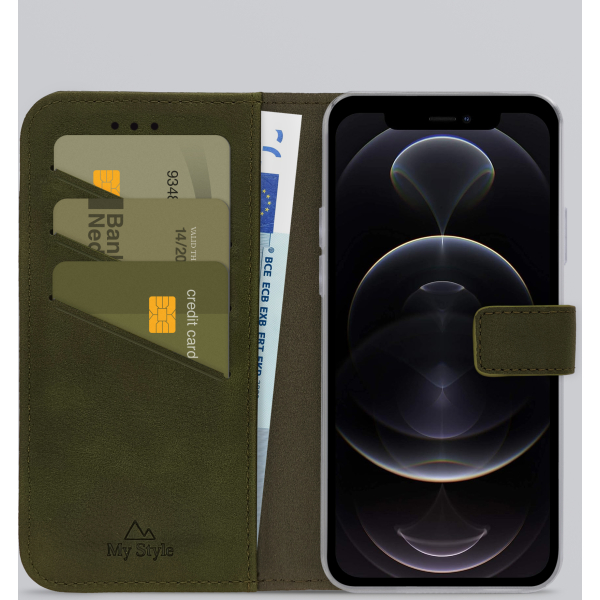 My Style Flex Wallet For Apple Iphone 12/12 Pro Forest Green - Afbeelding 2