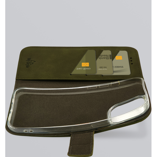 My Style Flex Wallet For Apple Iphone 12/12 Pro Forest Green - Afbeelding 3