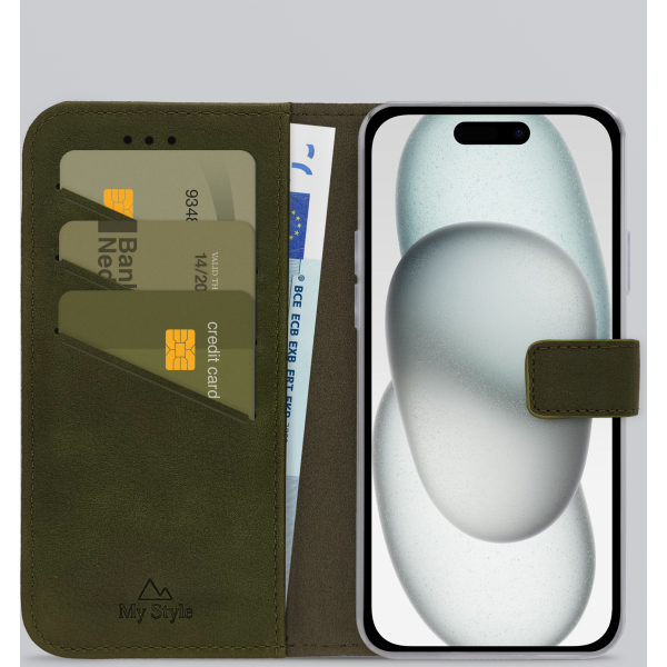 My Style Flex Wallet For Apple Iphone 13/14/15 Forest Green - Afbeelding 2