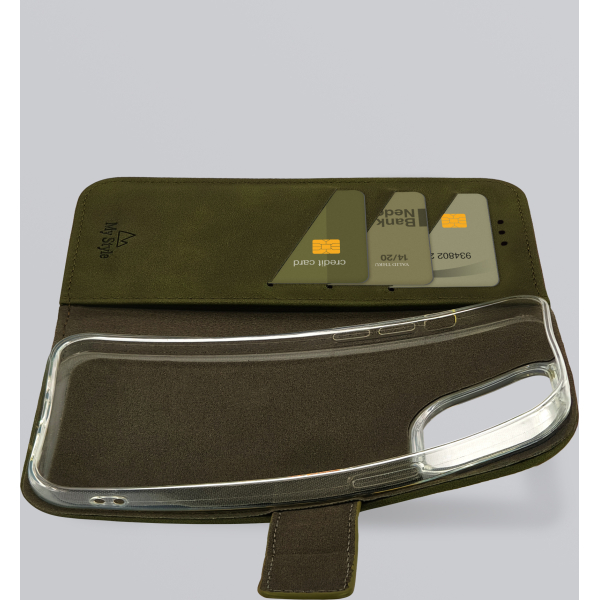 My Style Flex Wallet For Apple Iphone 13/14/15 Forest Green - Afbeelding 3