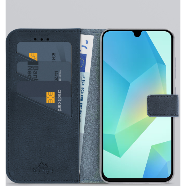 My Style Flex Wallet For Samsung Galaxy A16 4G/5G Royal Blue - Afbeelding 2