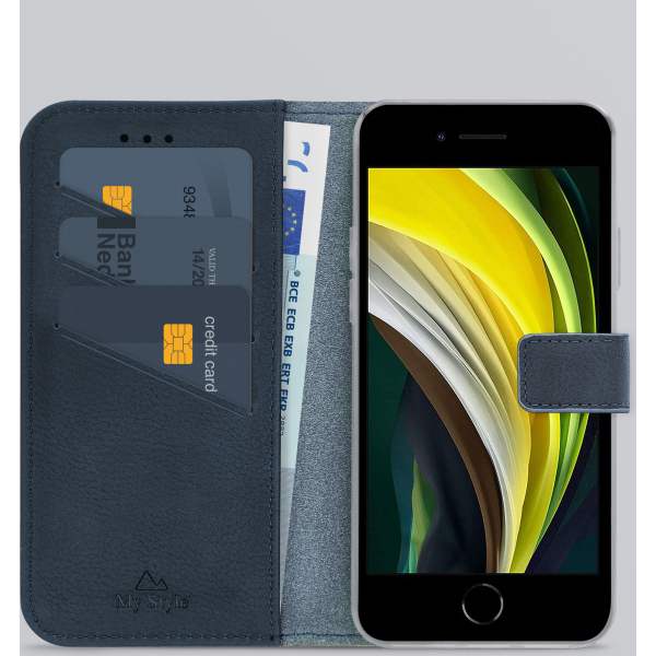 My Style Flex Wallet For Apple Iphone 6/6S/7/8/Se (2020/2022) Royal Blue - Afbeelding 2