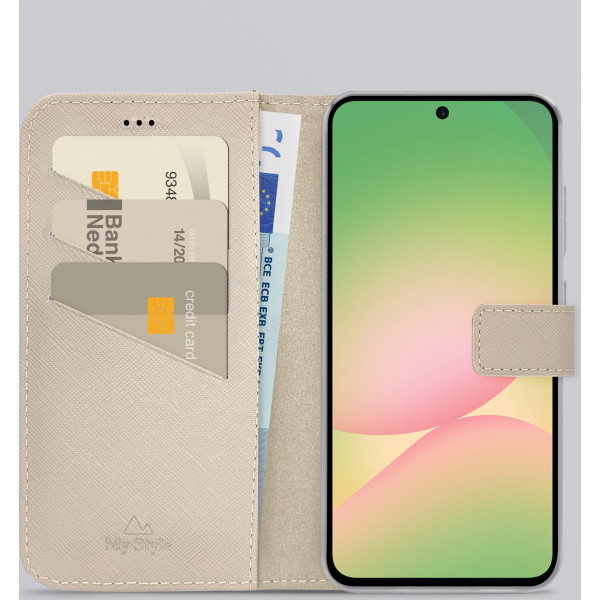 My Style Flex Wallet For Samsung Galaxy A36 5G/A56 5G Warm Taupe - Afbeelding 2