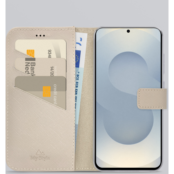 My Style Flex Wallet For Samsung Galaxy S25+ 5G Warm Taupe - Afbeelding 2