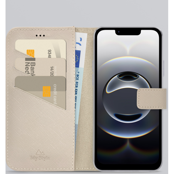 My Style Flex Wallet For Apple Iphone 16E Warm Taupe - Afbeelding 2