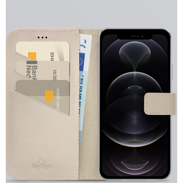 My Style Flex Wallet For Apple Iphone 12/12 Pro Warm Taupe - Afbeelding 2