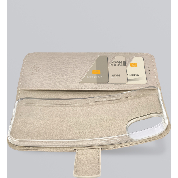 My Style Flex Wallet For Apple Iphone 13/14/15 Warm Taupe - Afbeelding 3