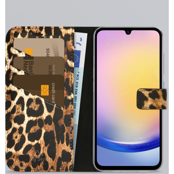 My Style Flex Wallet For Samsung Galaxy A25 5G Wild Leopard - Afbeelding 2