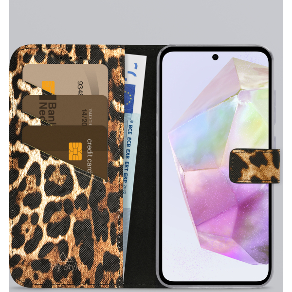 My Style Flex Wallet For Samsung Galaxy A35 5G Wild Leopard - Afbeelding 2