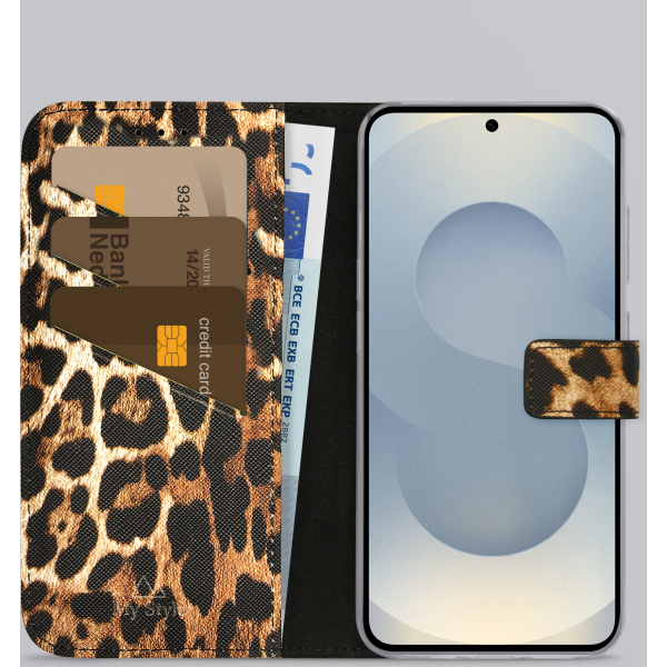 My Style Flex Wallet For Samsung Galaxy S25 5G Wild Leopard - Afbeelding 2