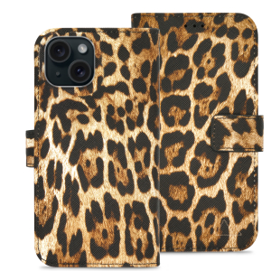 My Style Flex Wallet For Apple Iphone 13/14/15 Wild Leopard