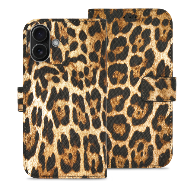 My Style Flex Wallet For Apple Iphone 16 Plus Wild Leopard