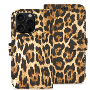 My Style Flex Wallet For Apple Iphone 16 Pro Wild Leopard