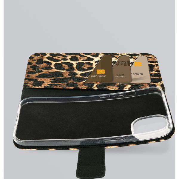 My Style Flex Wallet For Apple Iphone 16 Pro Max Wild Leopard - Afbeelding 3