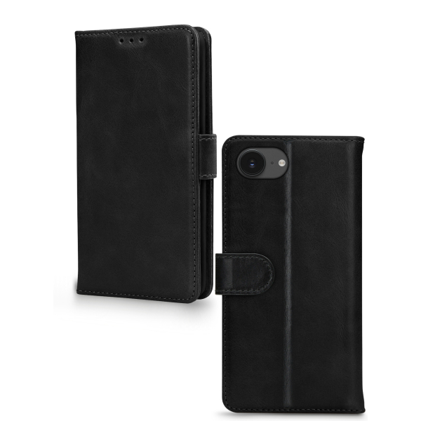 Mobilize Leather Wallet Apple Iphone 16E Black - Afbeelding 2