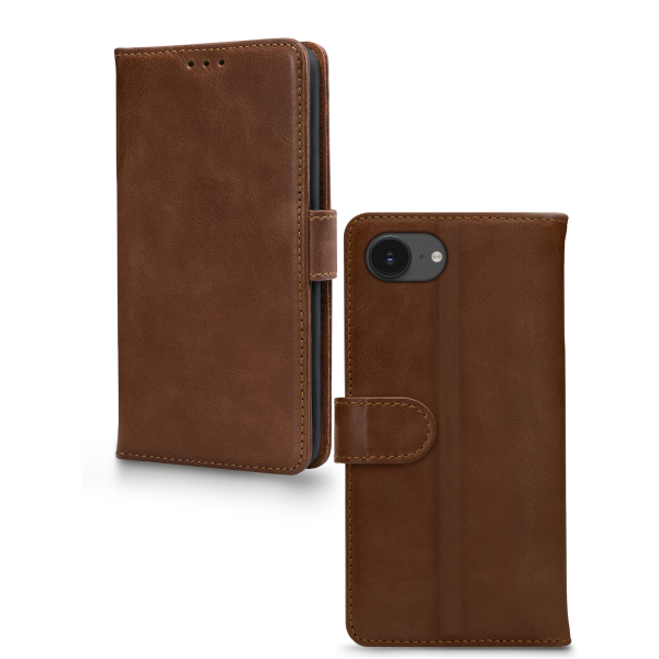 Mobilize Leather Wallet Apple Iphone 16E Brown - Afbeelding 2
