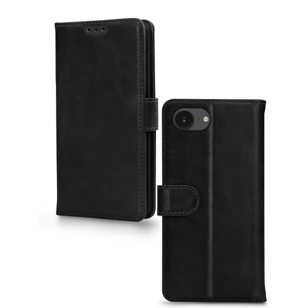 Mobilize Premium Gelly Wallet Book Case Apple Iphone 16E Black - Afbeelding 2