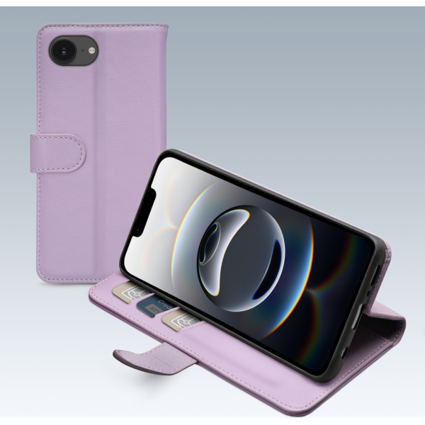 Mobilize Premium Gelly Wallet Book Case Apple Iphone 16E Purple