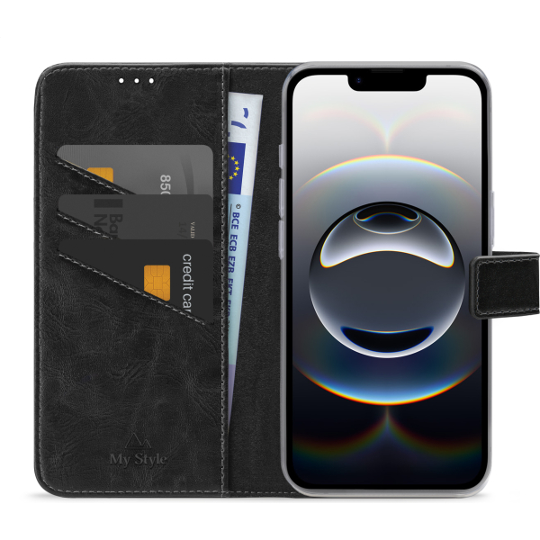 My Style Flex Wallet For Apple Iphone 16E Black - Afbeelding 3
