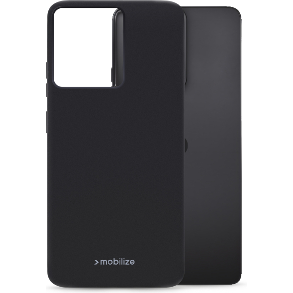 Mobilize Rubber Gelly Case Motorola Moto G75 5G Matt Black