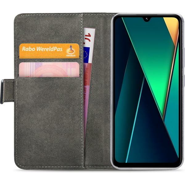 Mobilize Classic Gelly Wallet Book Case Motorola Moto G75 5G Black - Afbeelding 4
