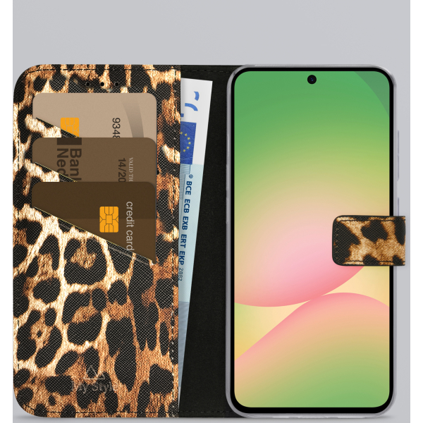 My Style Flex Wallet For Samsung Galaxy A36 5G/A56 5G Wild Leopard - Afbeelding 2