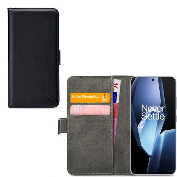 Mobilize Classic Gelly Wallet Book Case Oneplus 13R Black