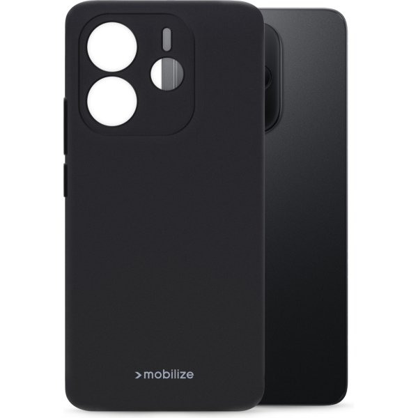 Mobilize Rubber Gelly Case Xiaomi Redmi Note 14 4G Matt Black