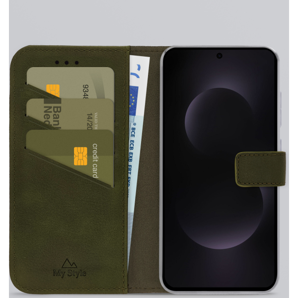 My Style Flex Wallet For Samsung Galaxy S25 Edge 5G Forest Green - Afbeelding 2
