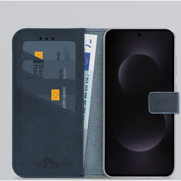 My Style Flex Wallet For Samsung Galaxy S25 Edge 5G Royal Blue - Afbeelding 2