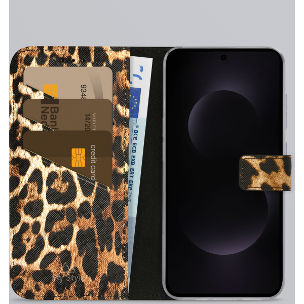 My Style Flex Wallet For Samsung Galaxy S25 Edge 5G Wild Leopard - Afbeelding 2